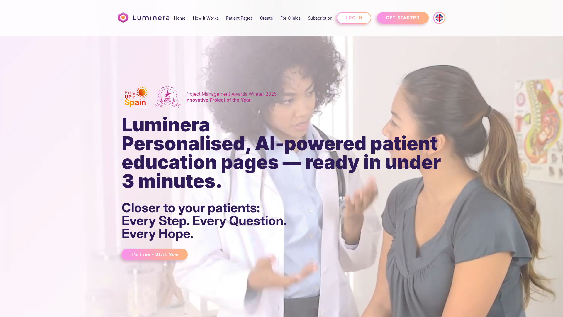Luminera screenshot